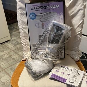 New.  never used Conair Turbo Extreme Steamer.  Perfect condition n great for